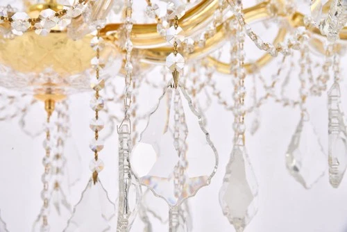 Elegant Lighting Maria Theresa 46" 36 Light Royal Crystal Chandelier - Picture 6 of 8
