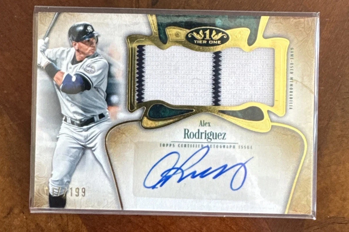 Alex Rodriguez Autographed Baseball Sports Trading Cards Just