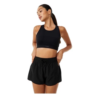 USA Pro - Short de course motif/style 2-en-1 - Femme (GT27594) - Photo 1/3