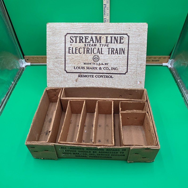 Vintage Marx Stream Line O Gauge No. 4222 !!BOX ONLY!! GREAT SHAPE!