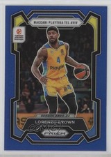 2023 Panini Prizm Turkish Airlines EuroLeague Blue 77/199 Lorenzo Brown #59 00c5