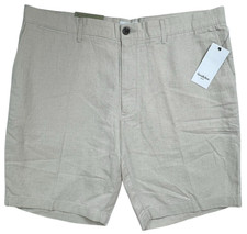 Goodfellow Co Mens Size 38 Chino Shorts Mid Rise Zip Fly 9" Inseam Creme New