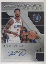 2019 Panini Prizm Sensational Signatures Silver Tyrone Wallace #SS-TWL Auto s3g