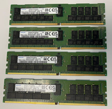 4 x Samsung 32gb DDR4 3200 RDIMM PC4-25600R Dual Rank M393A4K40DB3-CWE