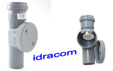 Valvola antiriflusso ritegno non ritorno ispezionabile d. 50 mm. scarichi fogna