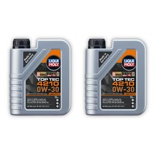 2x Motor�l LIQUI MOLY 21604 Top Tec 4210 0W-30 u.a. BMW Longlife-04 Kanister 1 L