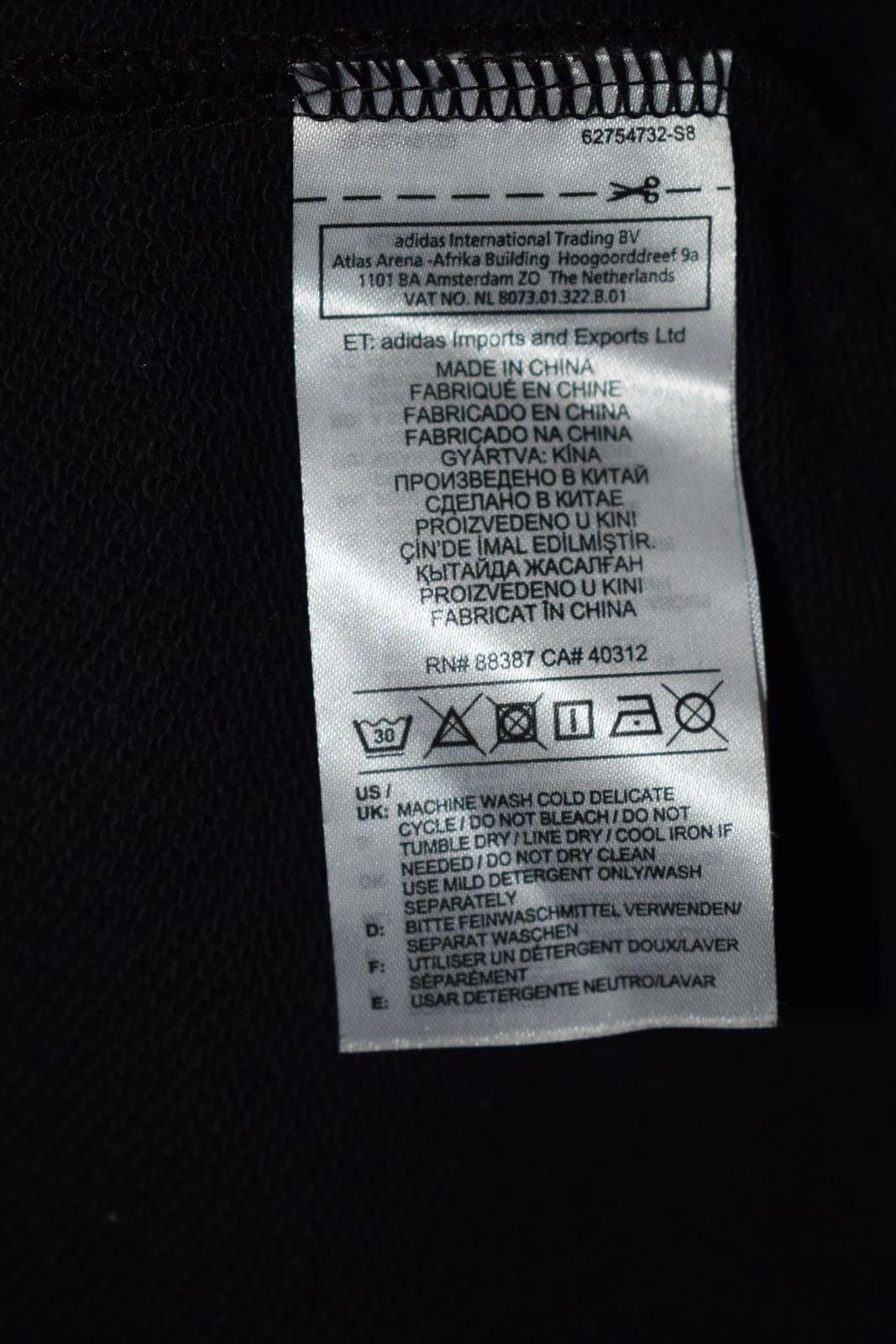 Gemini Said Adidas Originals Women's Retro 90s Style Cropped Hoodie - Black/Pin image 10