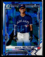 2021 Bowman Chrome Sapphire Edition #BCP-244 Manuel Beltre Prospects card