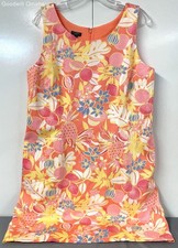 Women’s Talbots Textured Fruit & Flowers Shift Dress Size 16P NWT