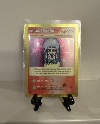 Mighty Beanz Moon Quest Elf Queen Bean Card #2 SUPREME SUPER PRO RARE!