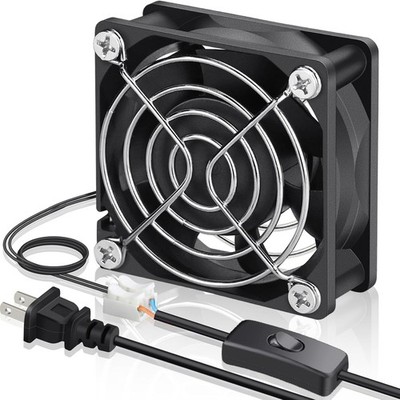 GDSTIME EC Cooling Fan 60mm x x 25mm AC 110V 115V 60x25mm, 60x60x25mm 