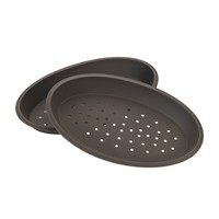 Lurch Flexiform Pizza 2Er Set Premium-Platin-Silikon Braun