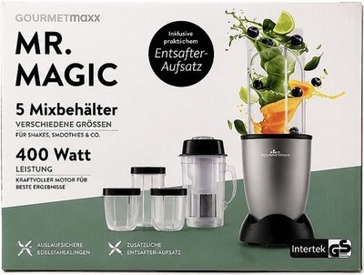 Gourmetmaxx Standmixer Mixer Smoothie Mixer MR. Magic smoothie