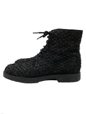 Alexander Wang Lace Up Boots 43 Black Python Kf827