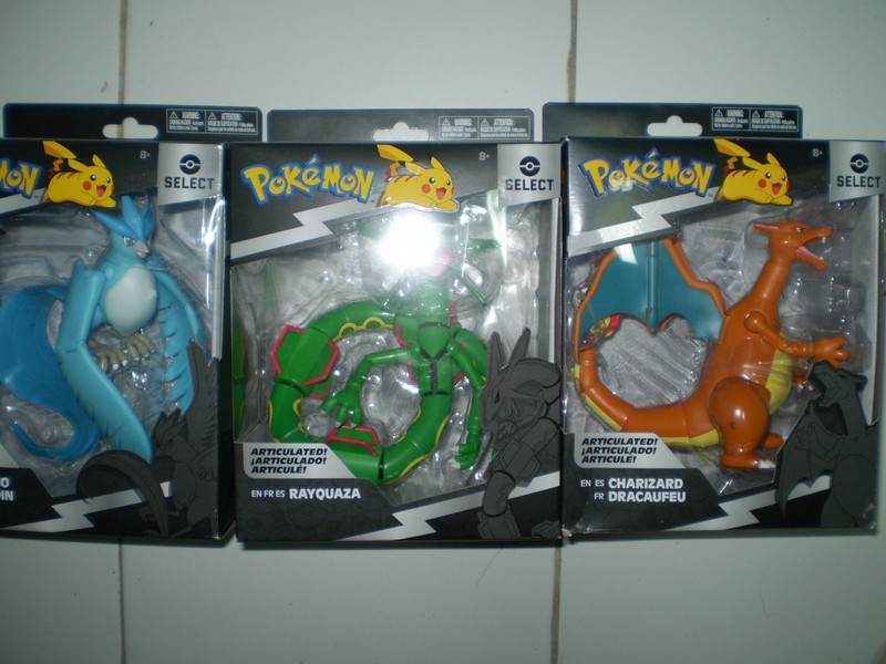 Pokemon Rayquaza/Articuno/Charizard (set of 3):  NIB