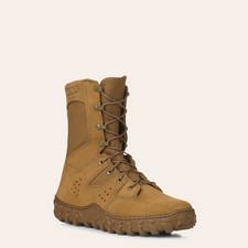Rocky Men's S2V Predator Coyote Tan Round Toe Lace Up Military Boot