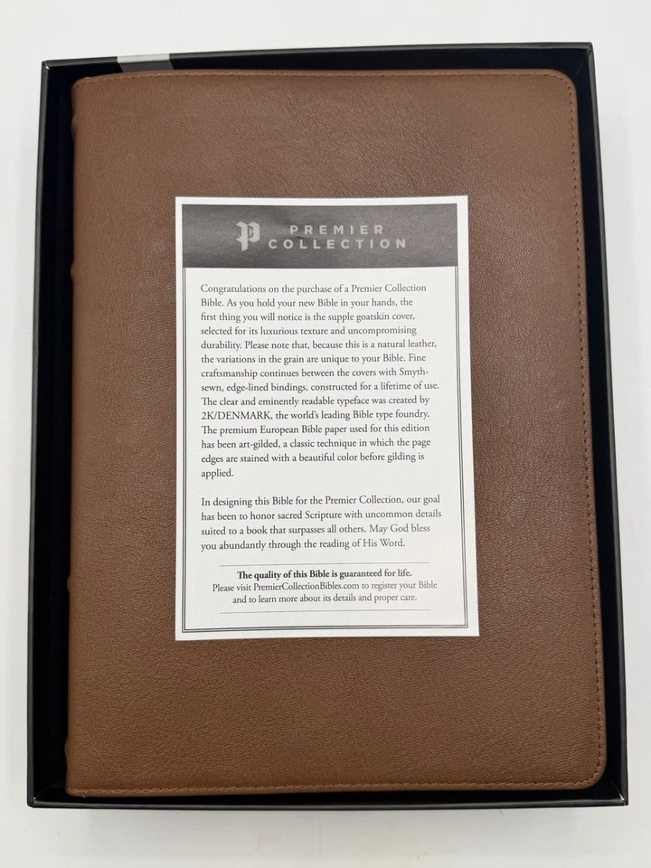 The MacArthur Study Bible NASB 2nd Ed Premier Collection Goatskin Leather - Image 3 of 4