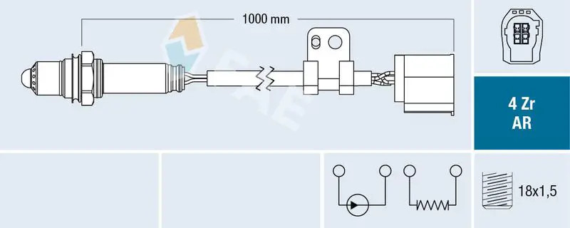 Fae Sonda Lambda 75612 - Immagine 3