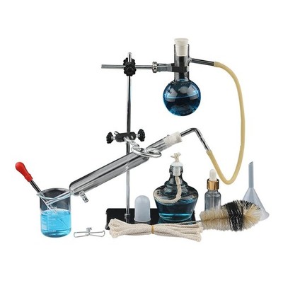 Vacuum Distillation Apparatus Kit Lab Glassware Chemical Setup Rotary