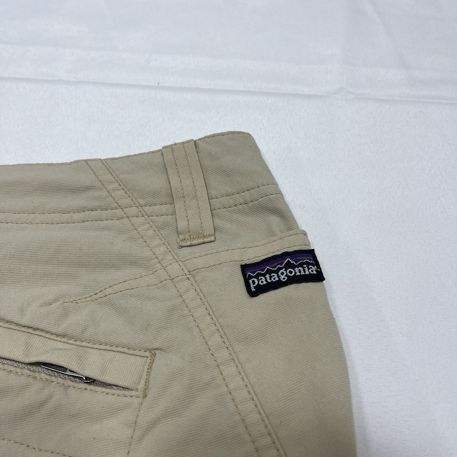 Patagonia Men's Stretch Wavefarer Walk Shorts Size 38x10.5” Khaki  - Stains thumbnail 9