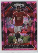 2020-21 Panini Prizm Premier League Retail Pink Ice Bruno Fernandes #12 7fr