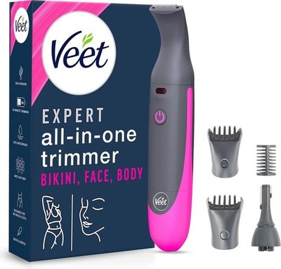 Veet Expert Intimate All In One Trimmer Damen Gesicht Intim Achseln 1 Stk