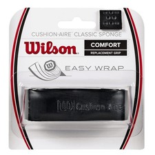 High-Performance Black Synthetic Tennis Grip with Comfort Absorption Features