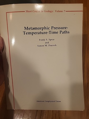 #ad Metamorphic Pressure Temperature Time Paths $45.00