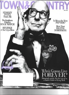 Stanley Tucci TOWN & COUNTRY May 2026 ONE TIME LISTING