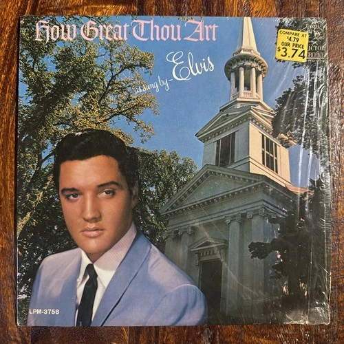 Vintage Vinyl ELVIS PRESLEY LP "How Great Thou Art" RCA RECORDS Dynagroove