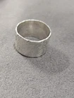 925 Sterling Silver Vintage Wide Ring Size 5.5