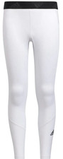 Adidas, Aeroready Tech-fit, White Athletic legging, Size: Youth Large 14-16Y