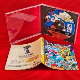 Megaman Sega Saturn Lot 4 Rockman X3 X4 8 Segasaturn SS Mega Rock Man Japan JP