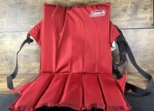Coleman Foldable Chair Stadium Seat Red 31" x 16" x 1" Camping Fast Shipping