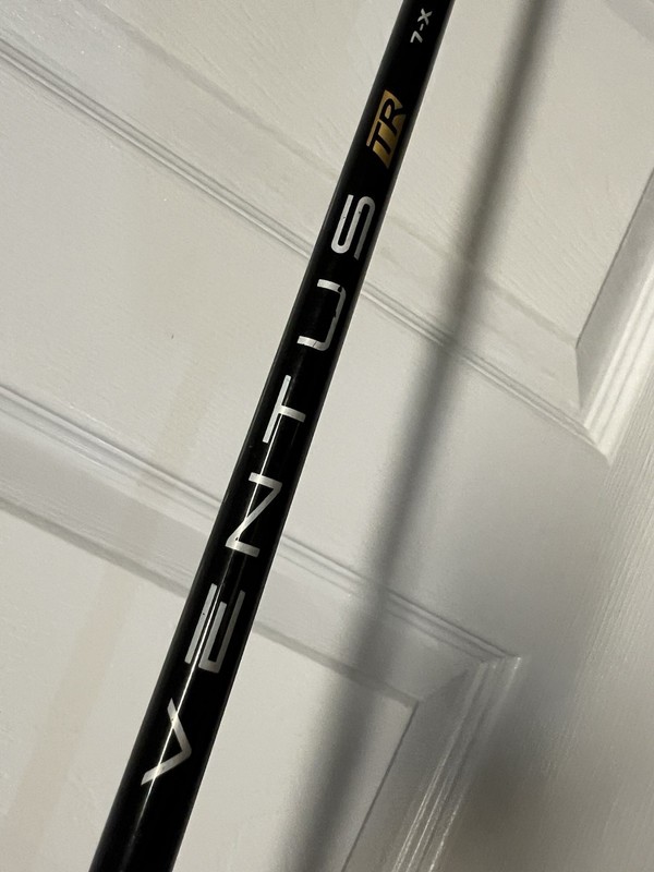 Fujikura Ventus TR Black Velocore 7X 44.5” Driver Shaft Ping Adapter