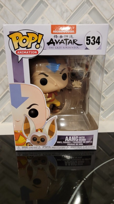 Funko Pop Avatar The Last Airbender #534 Aang With Momo