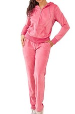 Jogging Suits for Women Set Petite Track Suit 2 Piece Outfits Velvet Tracksui...