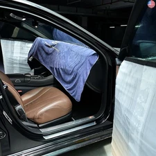 NEWISHTOOL Window Tint Kit Includes 4 Pcs Car Door Panel Cover and 1 PC Car