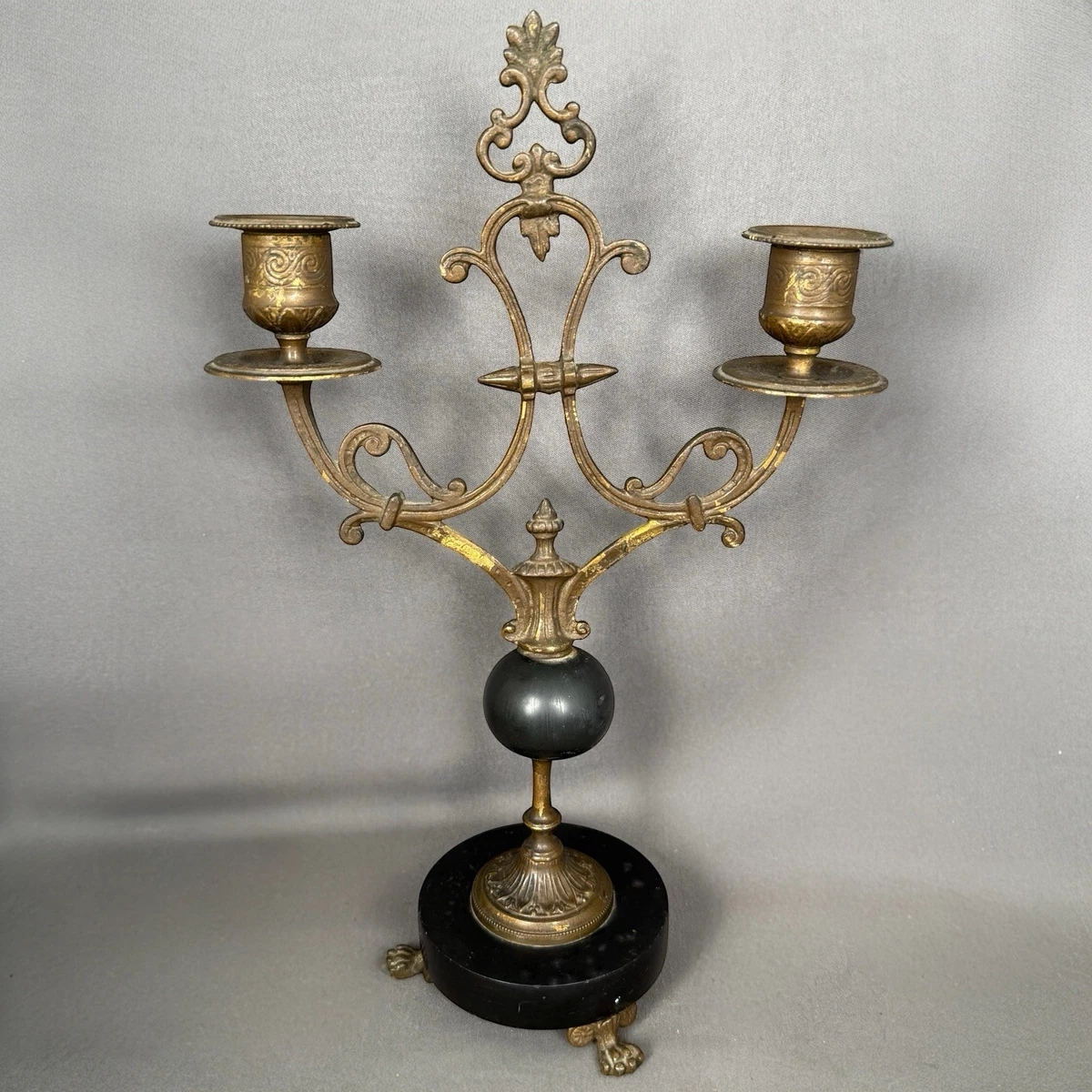 Bougeoirs, Candélabres, Chandeliers, Silver Plated (2