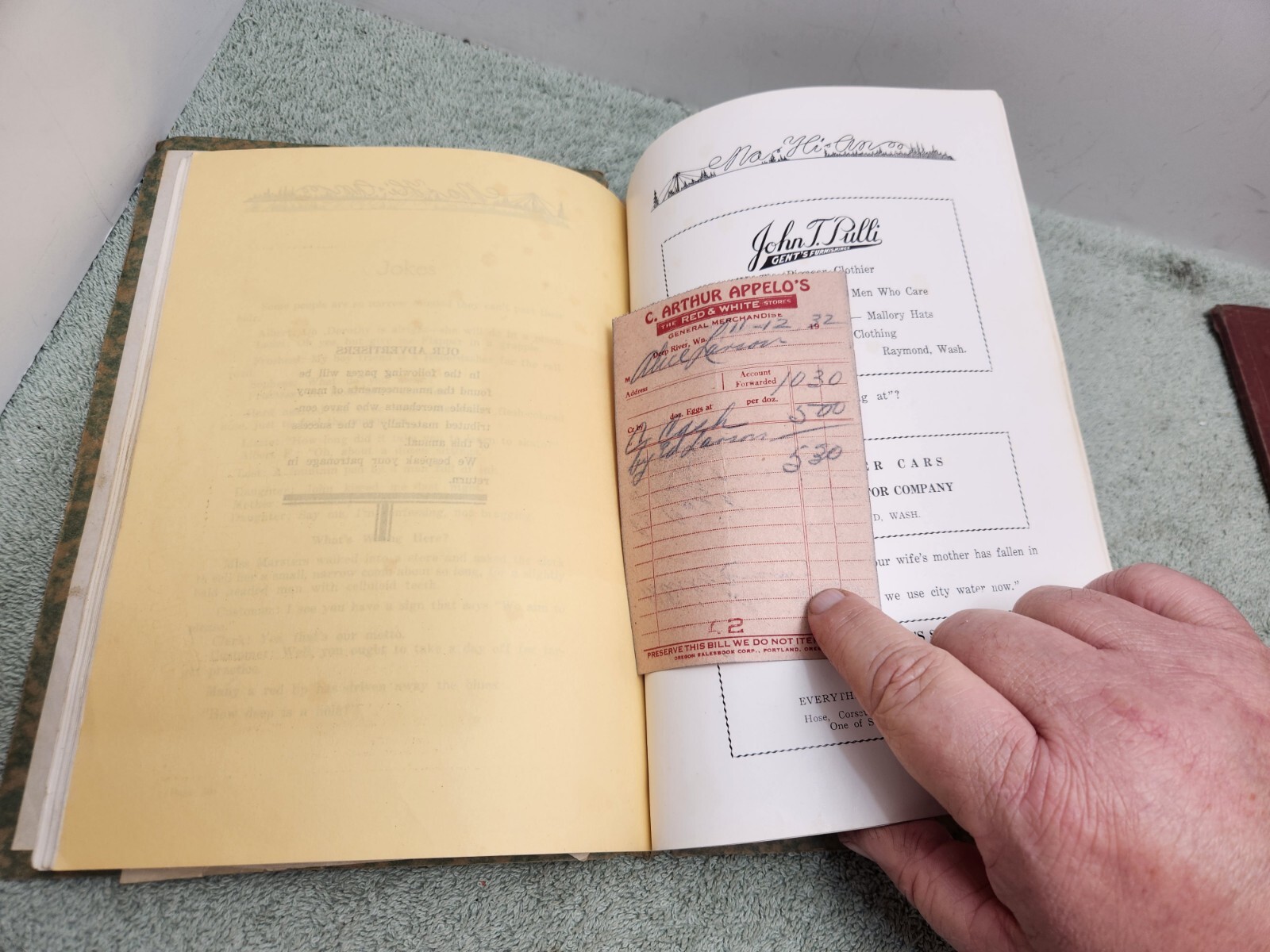 1927 Naselle High School Yearbook Washington NA-HI-AN