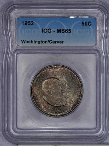 Photo of a 1952-P Washington Carver Commemorative from an eBay listing that sold on Jul 21, 2026