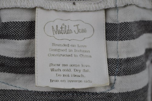 Matilda Jane Girls size 4 Tank Top You & Me Striped with Pockets - Picture 16 of 18