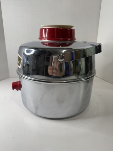 Knapp Monarch Therm -A-Jug - 1 Gallon - Chrome & Red, Good Condition Vintage - Picture 2 of 6