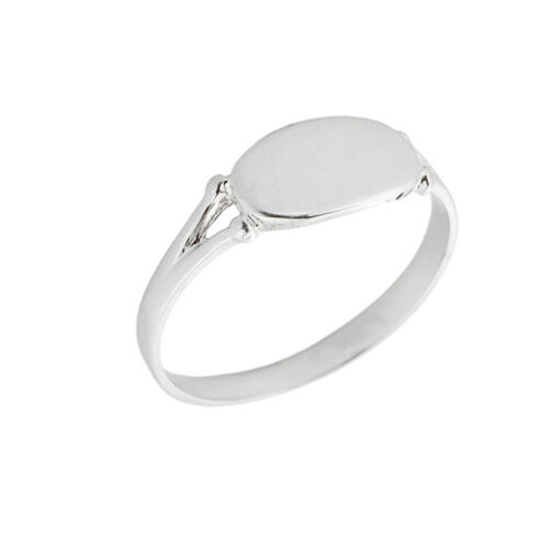 Gold Engravable Signet Ring (Available in Yellow/White Gold) - Picture 2 of 3