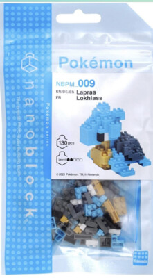 NBPM009 Nanoblock Lapras Pokemon Mini Bausteine 100 Stück 12 Jahre+