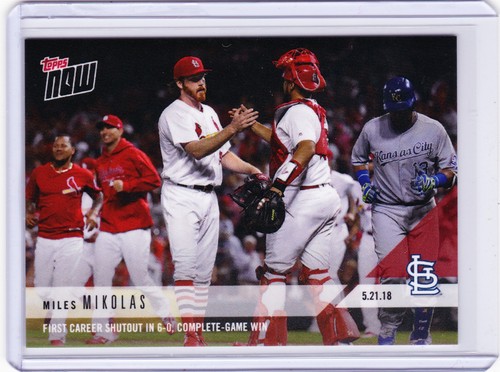 2018 Topps Now 239 Miles Mikolas