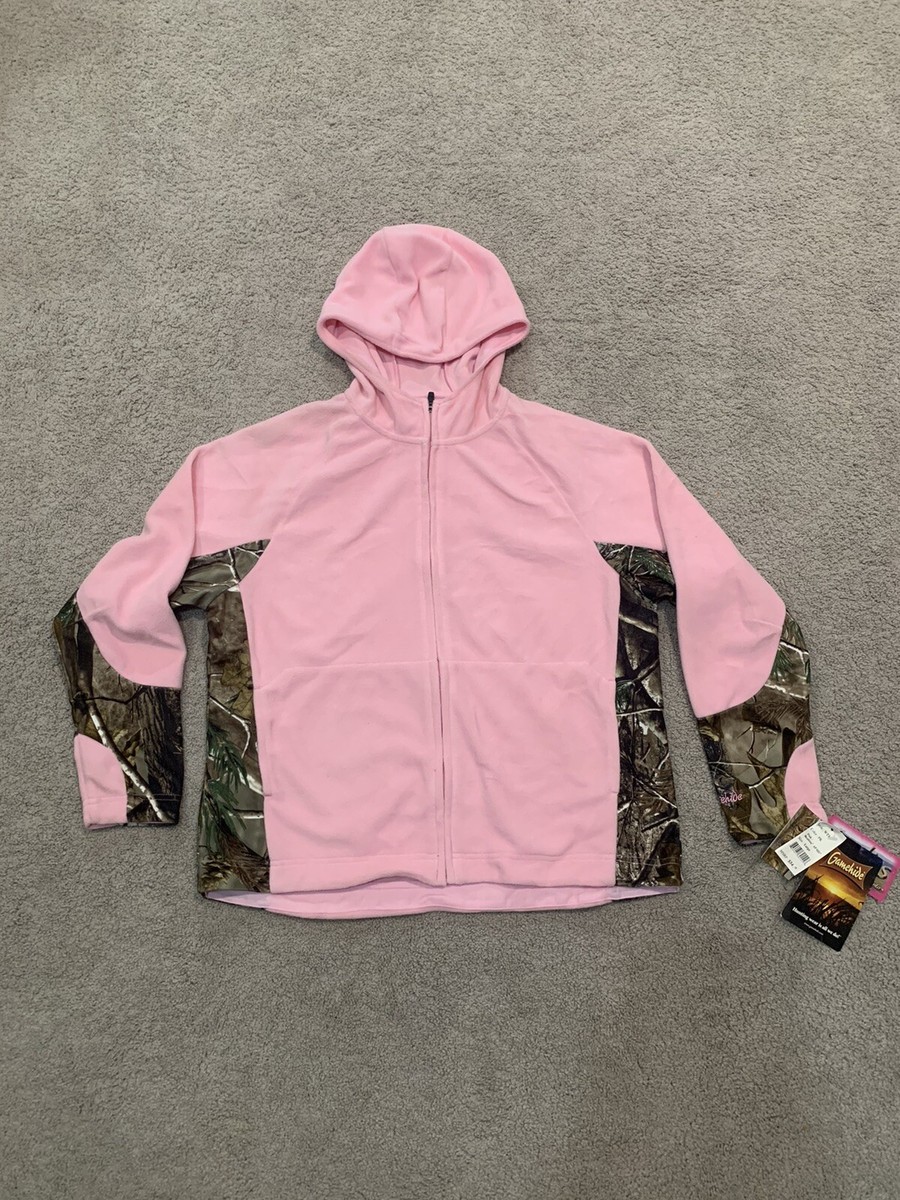 Gamehide Ladies Womens Pink Realtree Outpost Jacket Large Fleece Hoody