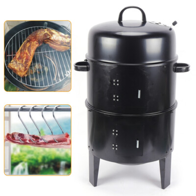 40cm Durchmesser multifunktionalen Räuchergril Geräuchert geschmort gegrillt BBQ