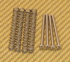 GS-0012-001 4 Nickel Mounting Screws/Springs for USA/Gibson Humbucker Pickups