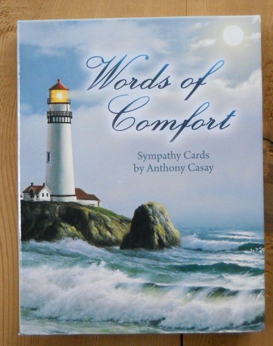 12 Leanin Tree Notizkarten WORTE DES TROSTES, SYMPATHIE, Anthony Casay Made in USA - Bild 2 von 3
